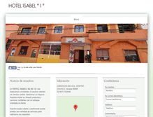 Tablet Screenshot of hotelisabeli.com